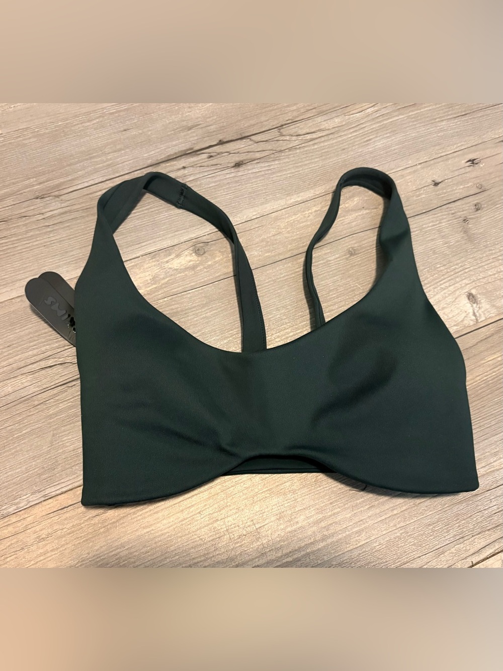 SKIMS Nike matte shaped bottom scoop bra XS new with tags